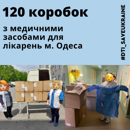 Гуманітарна допомога для лікарень Одеси